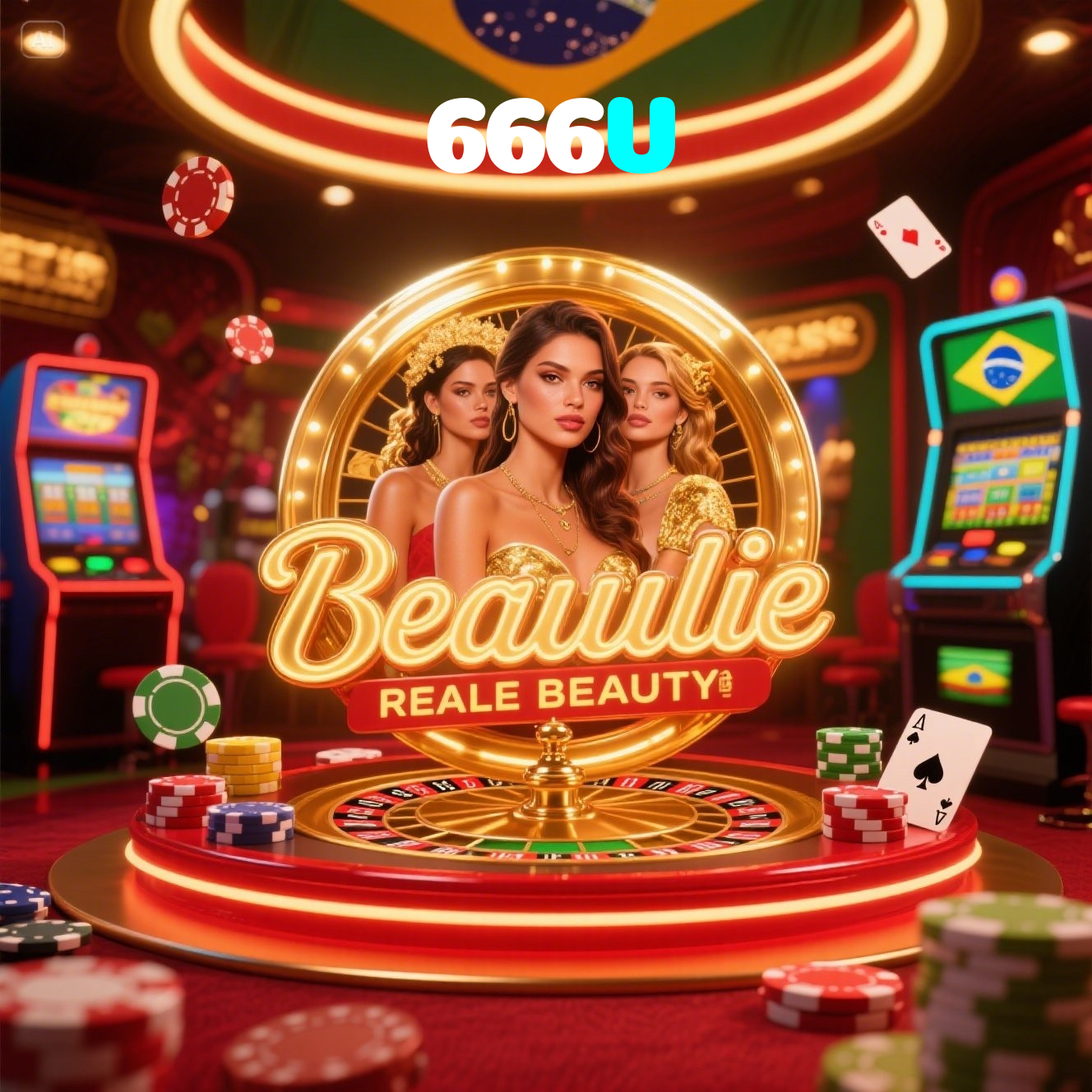 666U:Onde a diversão e a sorte se encontram: poker, roleta e futebol online!